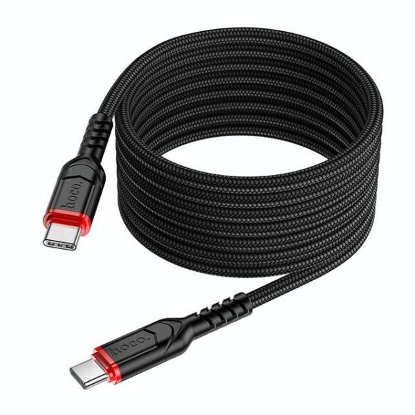 Fast Type C Cable 1 Meter Type C to Type C 60Watt HOCO X59 img 1