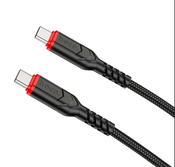 Fast Type C Cable 1 Meter Type C to Type C 60Watt HOCO X59 img 2