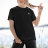 Nex Zone plain logo tshirt black
