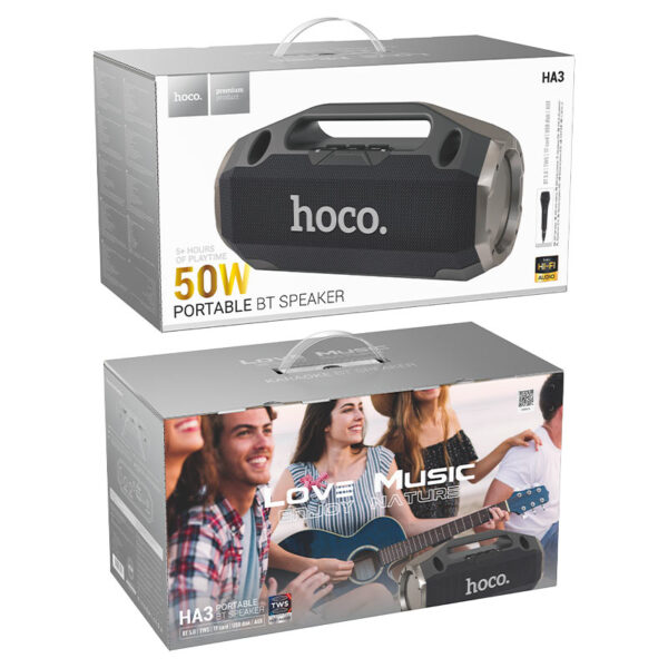 hoco ha3 drum outdoor bt speaker packaging